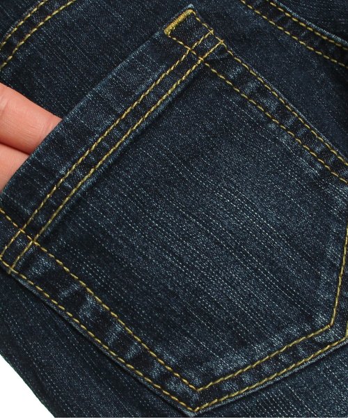 BREEZE（ブリーズ）の「ウエストリブスキニーパンツ（デニムパンツ・キッズ・ブラック/サックスブルー/ネイビー・95/140/80/90/110/130/100/120）」の5枚目の写真