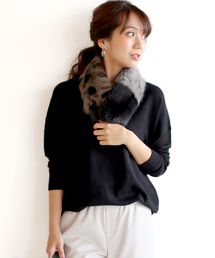 Bou Jeloud | 《春まで着れる》まろやかＶネックチュニック(ニット/セーター)