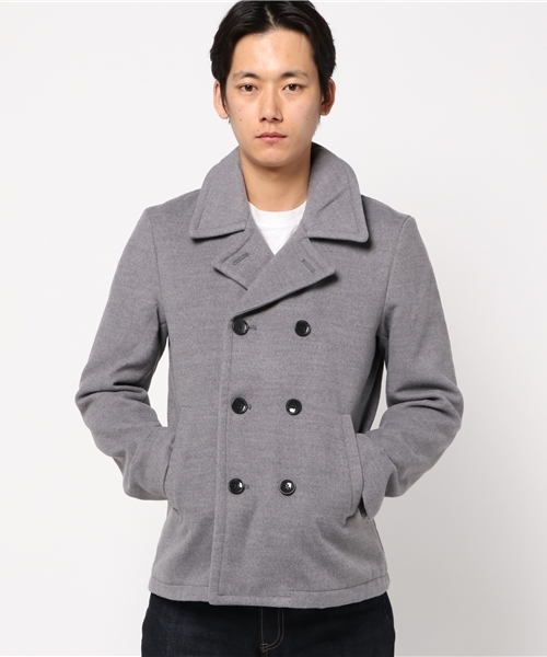 WEGO（ウィゴー）の「WEGO/Pコート（ピーコート・メンズ・キャメル/ブラック/ダークグレー/ネイビー/ワイン・MEDIUM/SMALL/LARGE）」の22枚目の写真