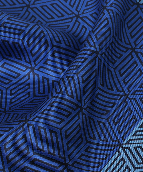 Turnbull&Asser（タンブルアンドアッサー）の「TURNBULL&ASSER シルクハンカチーフ（ハンカチ/ハンドタオル・メンズ・スカイブルー/ブルー・FREE）」の5枚目の写真