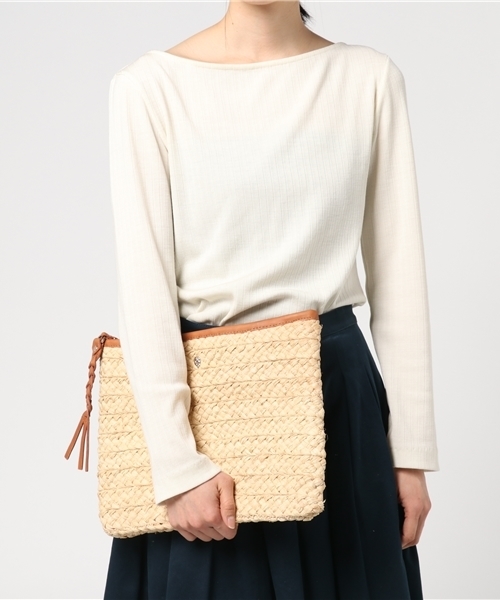 TATRAS CONCEPT STORE（タトラスコンセプトストア）の「HELEN KAMINSKI（ヘレン カミンスキー）RHIAN（クラッチバッグ・レディース・サンドベージュ・FREE）」の6枚目の写真