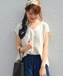 SHIPS | アイリッシュリネンノースリーブブラウス◇(シャツ/ブラウス)