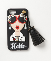 lala Born | グラサンガール立体ラバーバージョンiPhone7, 7PLUS(スマホケース/カバー)