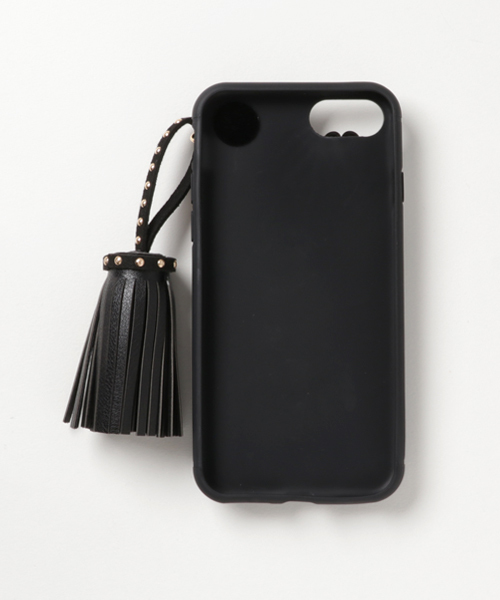 lala Born（ララボーン）の「【lalaBorn/ララボーン】グラサンガール立体ラバーバージョンiPhone7, 7PLUS, iPhone8, 8PLUS（スマホケース/カバー・レディース・ブラック×ホワイト/レッド/ライトピンク/ブラック×イエロー/ブラック×ピンク・L/M）」の6枚目の写真