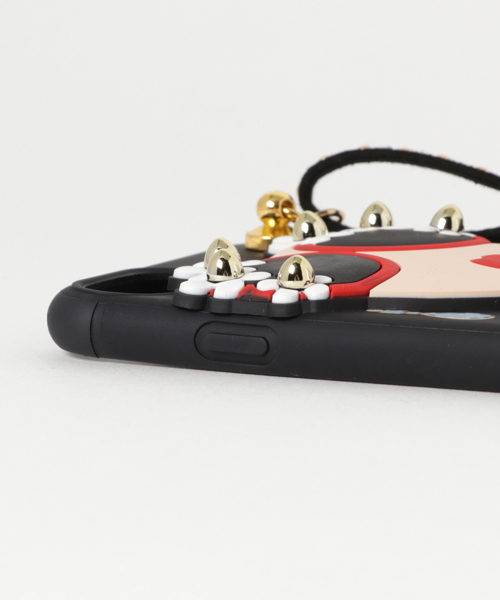 lala Born（ララボーン）の「【lalaBorn/ララボーン】グラサンガール立体ラバーバージョンiPhone7, 7PLUS, iPhone8, 8PLUS（スマホケース/カバー・レディース・ブラック×ホワイト/レッド/ライトピンク/ブラック×イエロー/ブラック×ピンク・L/M）」の10枚目の写真