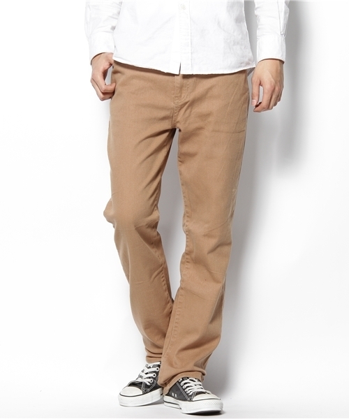 WEGO（ウィゴー）の「カツラギストレッチデニム（その他パンツ・メンズ・ブラック/ブラウン/ベージュ/ネイビー/レッド/ワイン/ダークグレー/ピンク系その他/グリーン・SMALL/MEDIUM）」の5枚目の写真