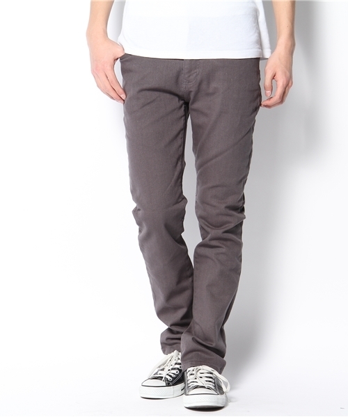 WEGO（ウィゴー）の「カツラギストレッチデニム（その他パンツ・メンズ・ブラック/ブラウン/ベージュ/ネイビー/レッド/ワイン/ダークグレー/ピンク系その他/グリーン・SMALL/MEDIUM）」の3枚目の写真