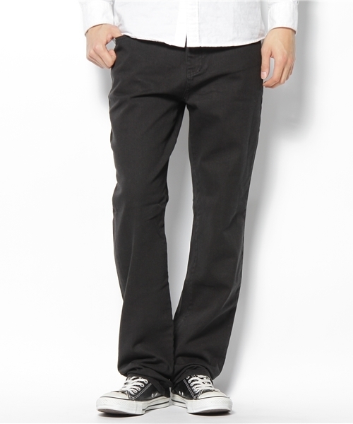 WEGO（ウィゴー）の「カツラギストレッチデニム（その他パンツ・メンズ・ブラック/ブラウン/ベージュ/ネイビー/レッド/ワイン/ダークグレー/ピンク系その他/グリーン・SMALL/MEDIUM）」の2枚目の写真