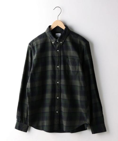 coen（コーエン）の「ネルチェックシャツ1（シャツ/ブラウス・メンズ・ダークグリーン/コバルトブルー/ダークブラウン/ベージュ・LARGE/MEDIUM/X-LARGE/SMALL）」の17枚目の写真