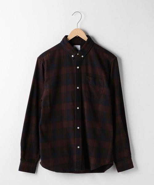 coen（コーエン）の「ネルチェックシャツ1（シャツ/ブラウス・メンズ・ダークグリーン/コバルトブルー/ダークブラウン/ベージュ・LARGE/MEDIUM/X-LARGE/SMALL）」の19枚目の写真