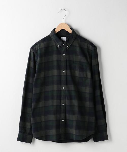 coen（コーエン）の「ネルチェックシャツ1（シャツ/ブラウス・メンズ・ダークグリーン/コバルトブルー/ダークブラウン/ベージュ・LARGE/MEDIUM/X-LARGE/SMALL）」の21枚目の写真