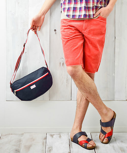 coen(コーエン)の「SUN DUCK(サンダック)ミニショルダーバッグ(ショルダーバッグ・メンズ・Navy/MD.Gray/DK.Grn/PINK/LIME/ナチュラル・FREE)」の3枚目の写真