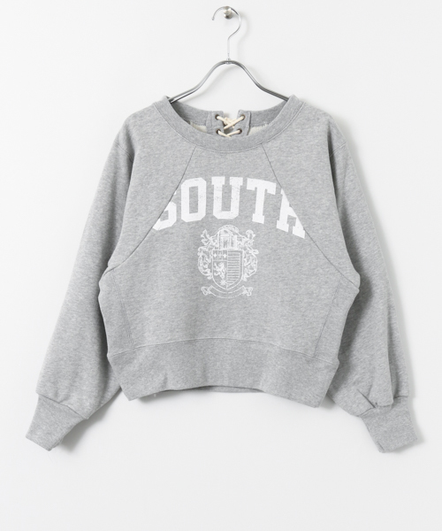 URBAN RESEARCH（アーバンリサーチ）の「カレッジロゴレースアップスウェット（スウェット・レディース・ネイビー/グレー・FREE）」の10枚目の写真