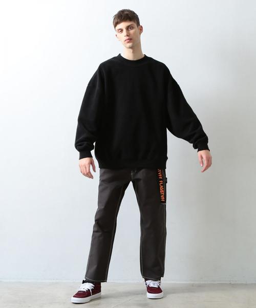 BEAUTY&YOUTH UNITED ARROWS（ビューティーアンドユースユナイテッドアローズ）の「【WEB限定】 by ボアフリース スーパービッグ スウェット ◆（スウェット・メンズ・オフホワイト/ブラック/ターコイズブルー/シャーベット・SMALL/MEDIUM/LARGE）」の22枚目の写真