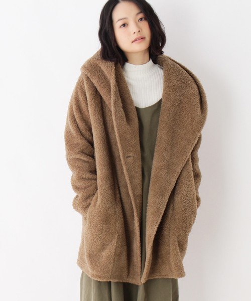 Pink Adobe ピンクアドベ の ボアコーディガンコート その他アウター Wear