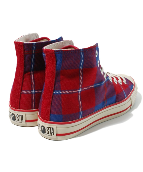 A BATHING APE（アベイシングエイプ）の「TARTAN CHECK APE STA（スニーカー・メンズ・レッド/グリーン/ブルー・9/12/7/7.5/11/9.5/8.5/8/10）」の6枚目の写真