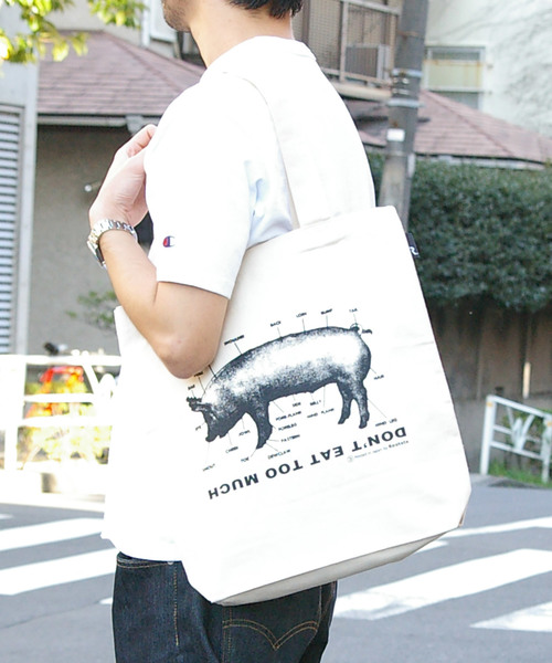 ROOTOTE(ルートート)の「ルートート/RO.トール.プリンテッドジャパン-C(トートバッグ)」|ホワイト系その他4