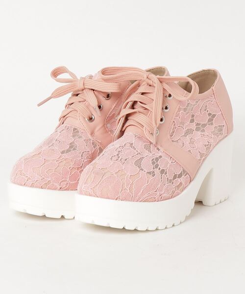 attagirl（アタガール）の「厚底ヒールレースアップシューズ（ドレスシューズ・レディース・ピンク/ブラック系その他/ホワイト/ホワイト系その他/グレー/ブラック/ライトブルー/ピンク系その他3/その他/ブラック系その他3/ブラック系その他2/ピンク系その他/ブラウン系その他/ベージュ系その他2/ラベンダー/ブラウン系その他3/ダークブラウン/ベージュ/ベージュ系その他3/シルバー系その他4/ブラック系その他4/ピンク系その他4・S/M/L/LL/3L/SS）」の18枚目の写真