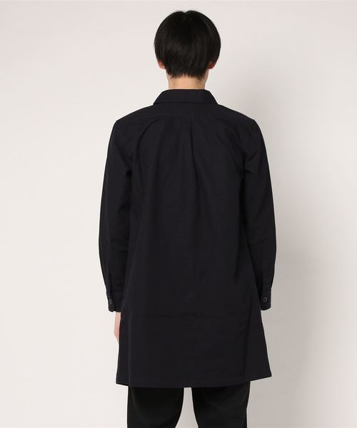 ROOPTOKYO（ループトウキョウ）の「国産 ヘビーオックス ステンカラーコート（ステンカラーコート・メンズ・ネイビー/オリーブ/ブラック/ブラウン・M/L）」の7枚目の写真