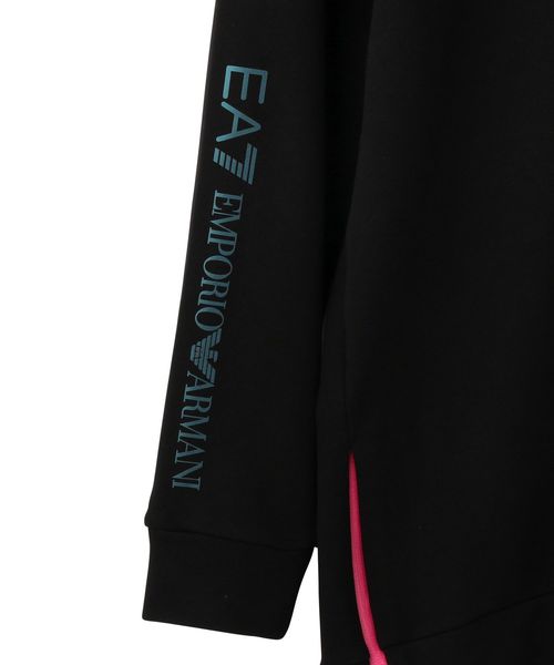 EMPORIO ARMANI EA7（エンポリオアルマーニイーエーセブン）の「【エンポリオ アルマーニ EA7】ビッグシルエットパーカー（パーカー・レディース・ブラック・MEDIUM/SMALL/LARGE/X-SMALL）」の3枚目の写真