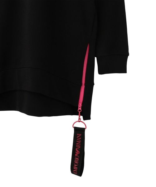 EMPORIO ARMANI EA7（エンポリオアルマーニイーエーセブン）の「【エンポリオ アルマーニ EA7】ビッグシルエットパーカー（パーカー・レディース・ブラック・MEDIUM/SMALL/LARGE/X-SMALL）」の5枚目の写真