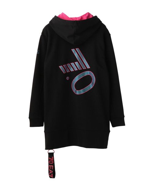 EMPORIO ARMANI EA7（エンポリオアルマーニイーエーセブン）の「【エンポリオ アルマーニ EA7】ビッグシルエットパーカー（パーカー・レディース・ブラック・MEDIUM/SMALL/LARGE/X-SMALL）」の8枚目の写真