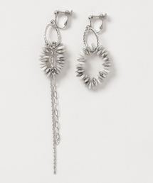 YECCA VECCA | Mixビーズアシンメトリーイヤリング(イヤリング)