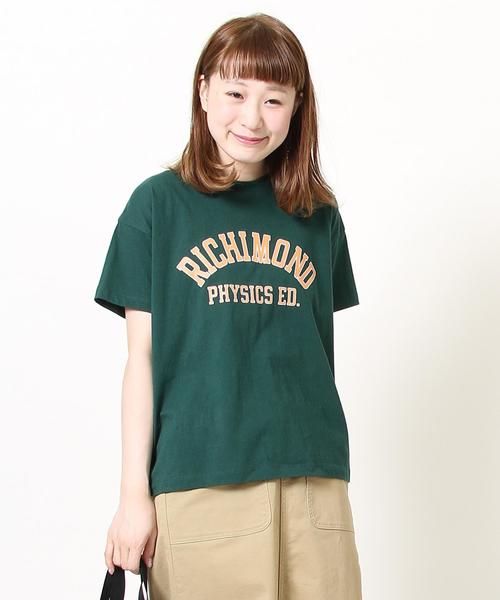 coen（コーエン）の「カレッジプリントTシャツ(ロゴt)（Tシャツ/カットソー・レディース・ホワイト/ネイビー/ケリー/ライトブルー・MEDIUM/LARGE）」の13枚目の写真