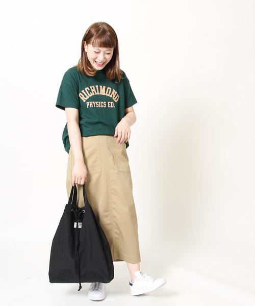 coen（コーエン）の「カレッジプリントTシャツ(ロゴt)（Tシャツ/カットソー・レディース・ホワイト/ネイビー/ケリー/ライトブルー・MEDIUM/LARGE）」の11枚目の写真