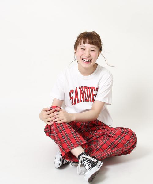 coen（コーエン）の「カレッジプリントTシャツ(ロゴt)（Tシャツ/カットソー・レディース・ホワイト/ネイビー/ケリー/ライトブルー・MEDIUM/LARGE）」の20枚目の写真