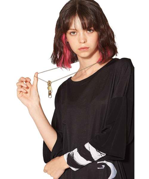 セール】an meets zakka ダブルファスナーネックレス（ネックレス