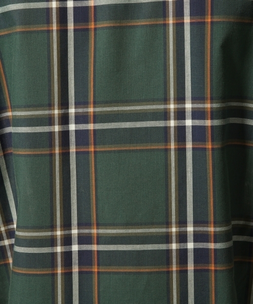 GLOBAL WORK（グローバルワーク）の「TCチェックシャツ半袖/796109（シャツ/ブラウス・メンズ・ダークブラウン/グリーン/ワインレッド/ライトベージュ・SMALL/X-LARGE/LARGE/MEDIUM）」の19枚目の写真