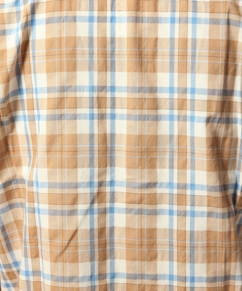 GLOBAL WORK（グローバルワーク）の「TCチェックシャツ半袖/796109（シャツ/ブラウス・メンズ・ダークブラウン/グリーン/ワインレッド/ライトベージュ・SMALL/X-LARGE/LARGE/MEDIUM）」の22枚目の写真