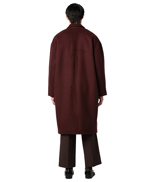 CLANE HOMME ブラック チェスターコート CLANE（クラネ）の「【CLANE HOMME】OVER CHESTER COAT