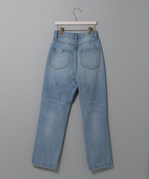 PAGEBOY（ページボーイ）の「刺繍入りジーンズ（デニムパンツ・レディース・ブラック/サックスブルー・MEDIUM/SMALL）」の9枚目の写真