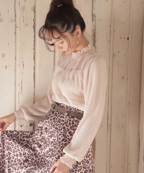 one after another NICE CLAUP（ワンアフターアナザーナイスクラップ）の「ベルト付きアソートロングスカート（スカート・レディース・ブラウン/ピンク/アイボリー/ベージュ系その他/ピンク系その他・FREE）」の16枚目の写真