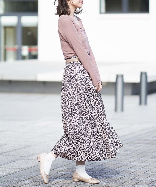 one after another NICE CLAUP（ワンアフターアナザーナイスクラップ）の「ベルト付きアソートロングスカート（スカート・レディース・ブラウン/ピンク/アイボリー/ベージュ系その他/ピンク系その他・FREE）」の19枚目の写真