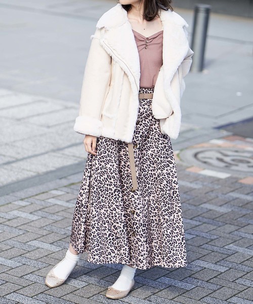 one after another NICE CLAUP（ワンアフターアナザーナイスクラップ）の「ベルト付きアソートロングスカート（スカート・レディース・ブラウン/ピンク/アイボリー/ベージュ系その他/ピンク系その他・FREE）」の20枚目の写真