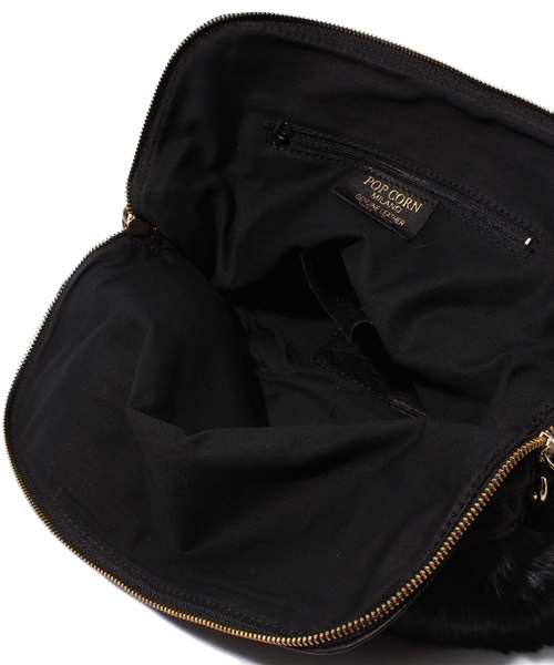 Soareak（ソアリーク）の「【POPCORN】 ラビットファークラッチ（クラッチバッグ・レディース・ブラック/ブラウン・FREE）」の9枚目の写真