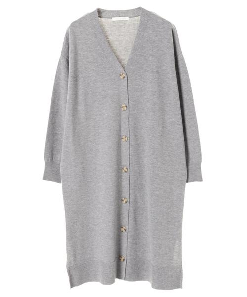 AMERICAN HOLIC(アメリカンホリック)の「ロングカーディガン(カーディガン/ボレロ・レディース・チャコールグレー/ブラック/ベージュ/ネイビー/アイボリー/杢グレー・FREE)」の11枚目の写真