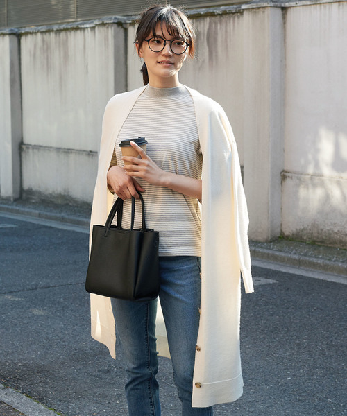 AMERICAN HOLIC(アメリカンホリック)の「ロングカーディガン(カーディガン/ボレロ・レディース・チャコールグレー/ブラック/ベージュ/ネイビー/アイボリー/杢グレー・FREE)」の20枚目の写真