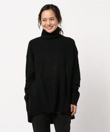 もっちりハイネックゆるニットチュニック