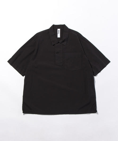 MHL.(エムエイチエル)の「【別注】 <MHL.> T-GDN P/OV SSL/シャツ(シャツ/ブラウス・メンズ・ホワイト/オリーブ/ブラック・LARGE/MEDIUM/X-LARGE)」の3枚目の写真