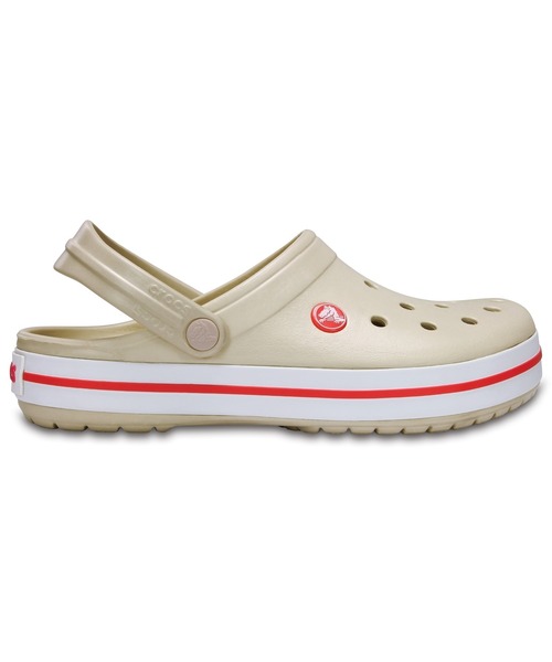 crocs（クロックス）の「クロックス クロックバンド クロッグ サンダル / crocs Crocband clog sandal（サンダル・レディース・ホワイト/ブラック/ネイビー/ブラウン/グレー/ピンク/ブルー/バーガンディー/ピンク系その他/コバルトブルー/ベージュ系その他/チャコールグレー/ライトグレー/アーミー/ホワイト×ブラック/パープル系その他/ブルー系その他2/グリーン/グリーン系その他/オレンジ/グレー系その他/ホワイト×ライトピンク/イエロー系その他/ピンク系その他2/グレー系その他2/レッド・22cm/23cm/24cm/25cm/26cm/27cm/28cm/29cm/30cm/31cm）」の11枚目の写真