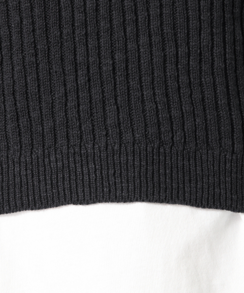 LOWRYS FARM（ローリーズファーム）の「スラブビスチェ　840122（ニット/セーター・レディース・ブラック/アイボリー/キャメル・FREE）」の15枚目の写真