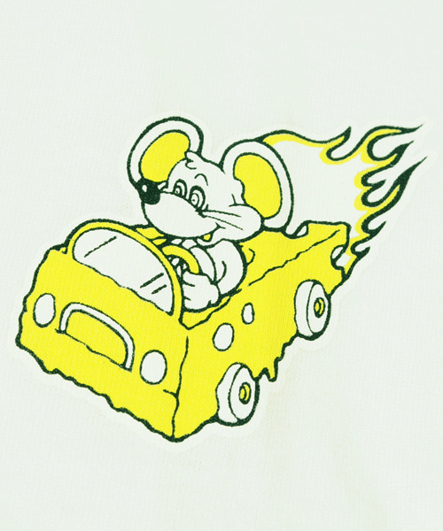 Candy Stripper（キャンディストリッパー）の「BLAZING CHEESE ロングスリーブ Tシャツ（Tシャツ/カットソー・レディース・パープル/オフホワイト/ピンク/ブラック・2）」の12枚目の写真