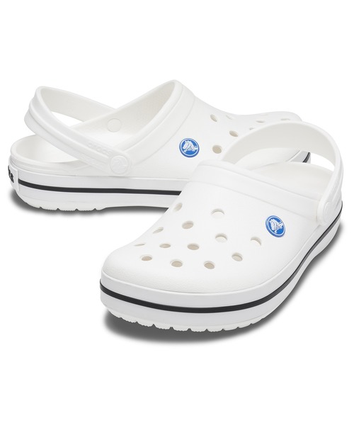 FASHION ホワイト クロッグサンダル*6 CROCS クロックス メンズ レディース サンダル CROCBAND