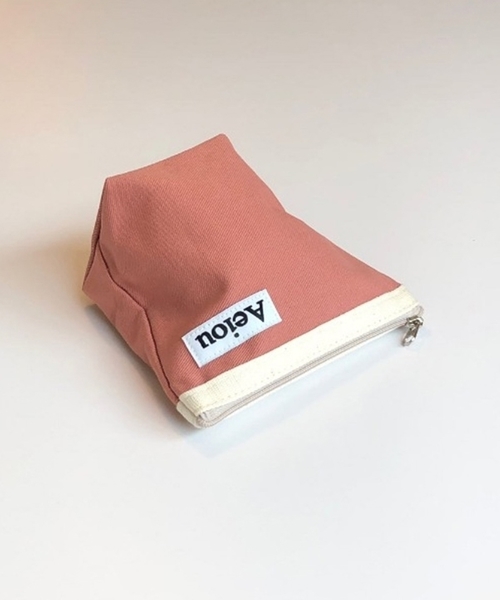 Aeiou(アエイオウ)の「【Aeiou 】A.B.P / ベーシック ポーチ(ポーチ)」|サーモンピンク