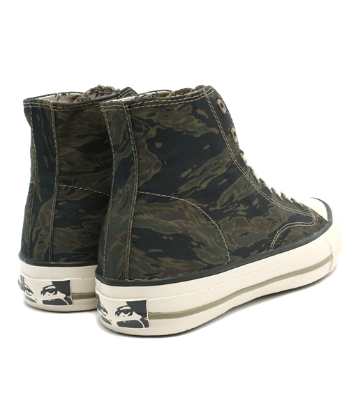 HYSTERIC GLAMOUR(ヒステリックグラマー)の「プリントキャンバス ハイカットスニーカー(スニーカー・メンズ・その他2/グリーン系カモフラージュ・25.5cm/27.5cm/26.5cm)」の11枚目の写真