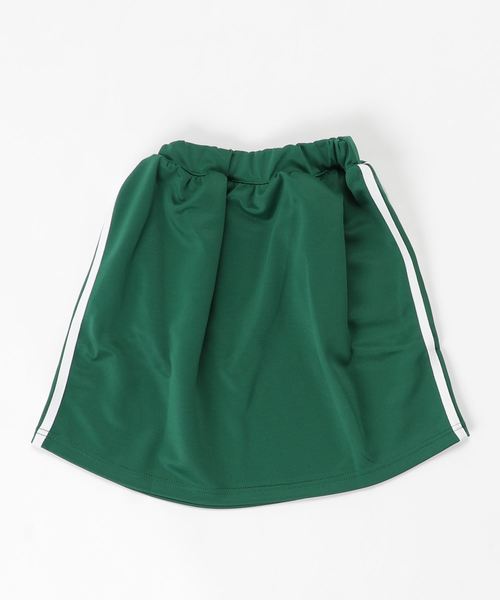 RADCHAP（ラッドチャップ）の「サイドラインジャージスカート（スカート・キッズ・ネイビー/グリーン・M size/L size/S size）」の4枚目の写真